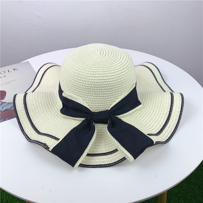 Straw Hat Manufacturer - OEM Women's Summer Outdoor Paper Sun Beach Hat