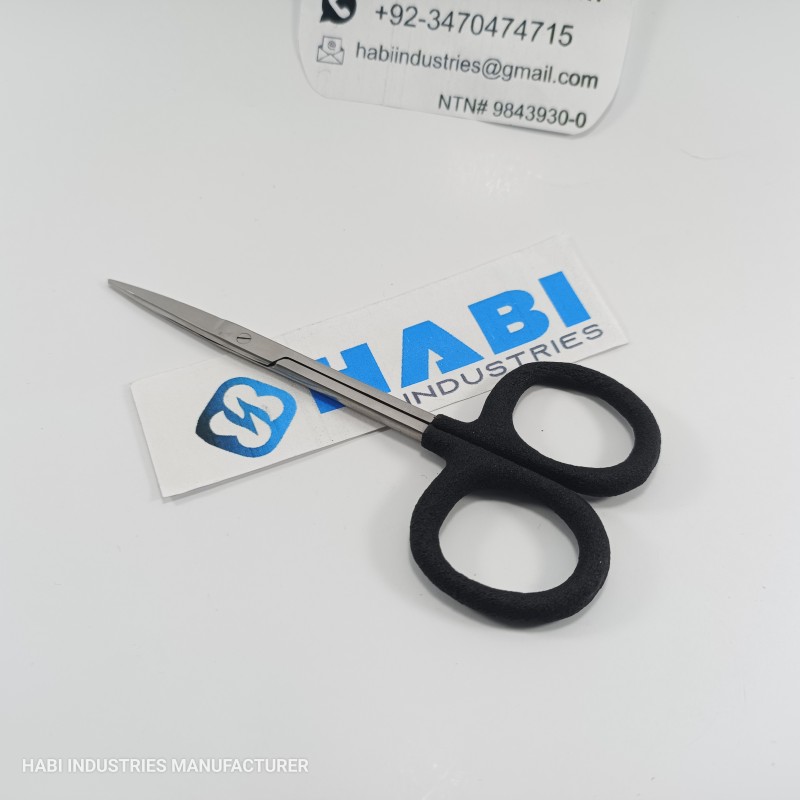 Fly Fishing Scissors Manufacturer - OEM Black Rubber Handle
