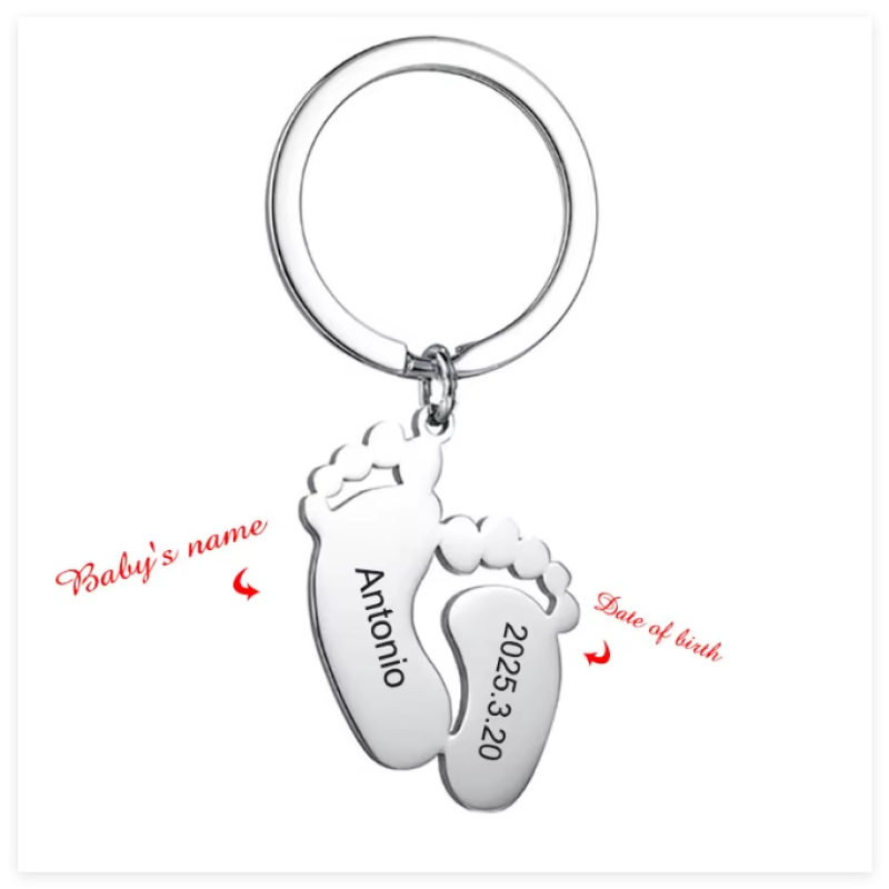 Baby Foot Keychain Factory - OEM Customized Jewelry Gift