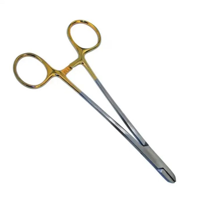 Needle Holder Manufacturer - OEM TC Forceps Half Gold