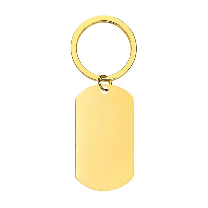 Metal Keychains Manufacturer - OEM Waterproof Round Tag