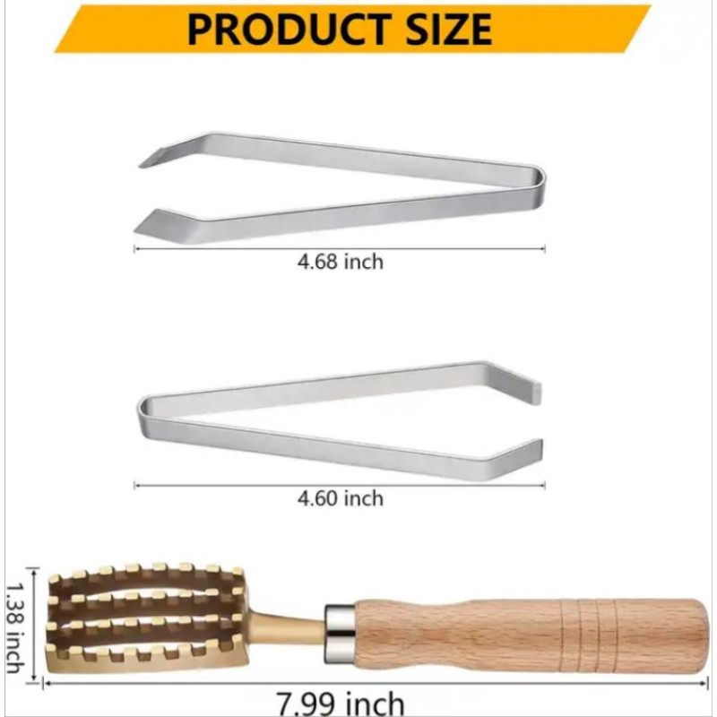 Fish Scale Scraper Factory - OEM Brass Wood Handle Tool