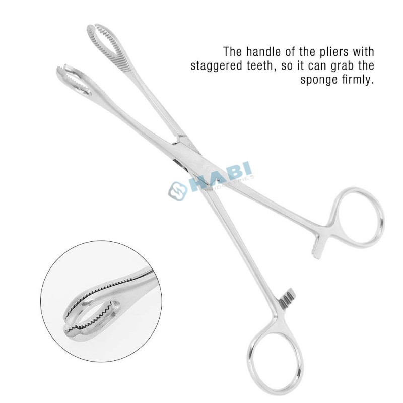 Piercing Forceps Kit Factory - OEM Curved Belly Forceps