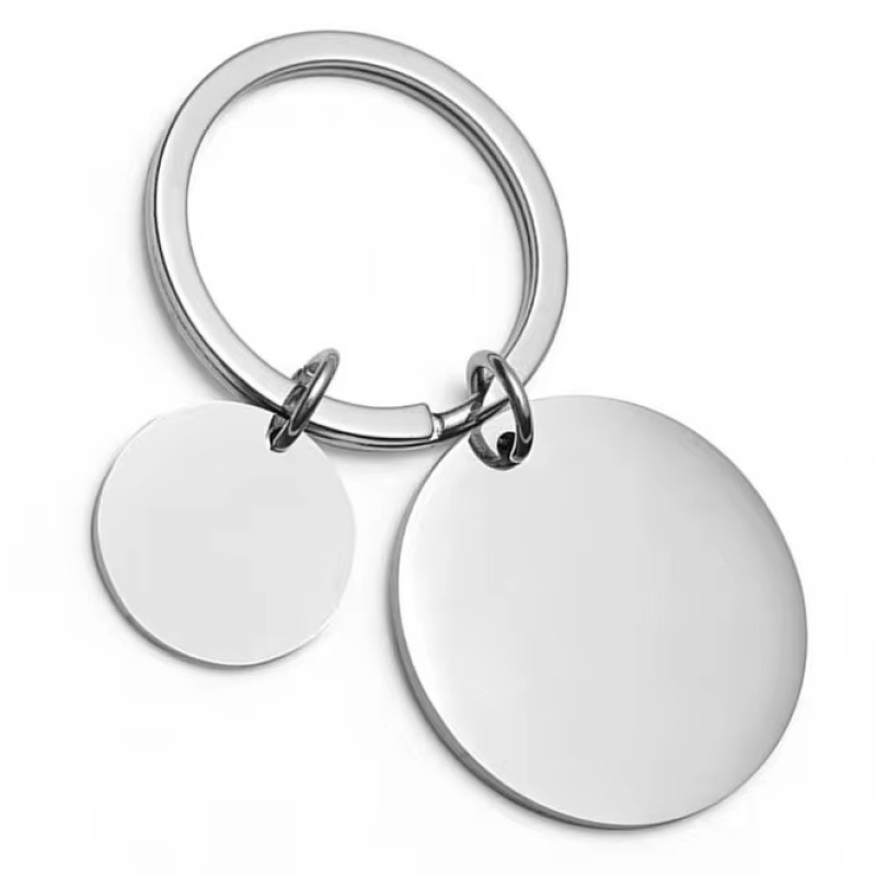 Round Keychain Factory - OEM UV Printing Laser Logo