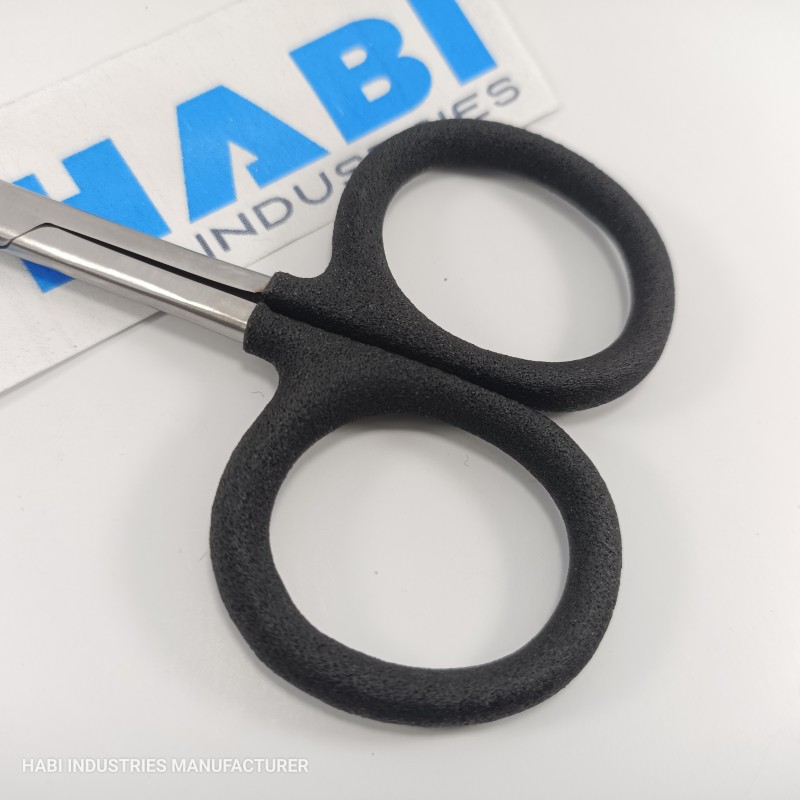 Fly Fishing Scissors Manufacturer - OEM Black Rubber Grip