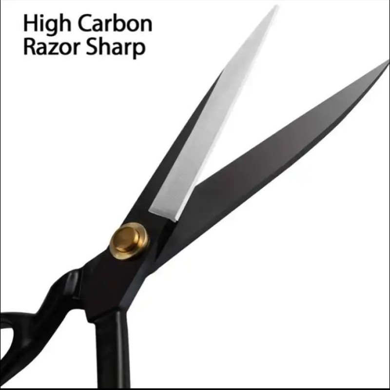Heavy Duty Scissors Factory - OEM Black Coated Leather