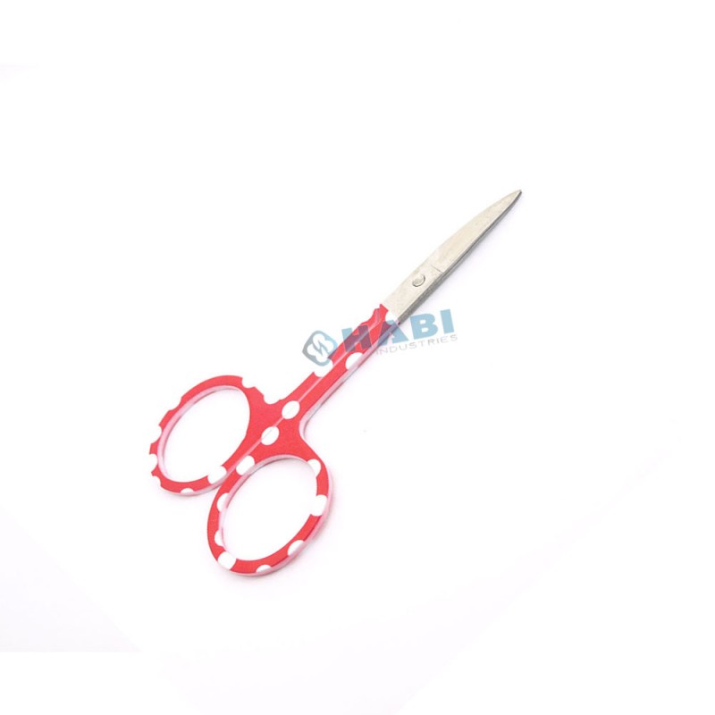 Manicure Scissors Factory - OEM Half Gold Curved Blade