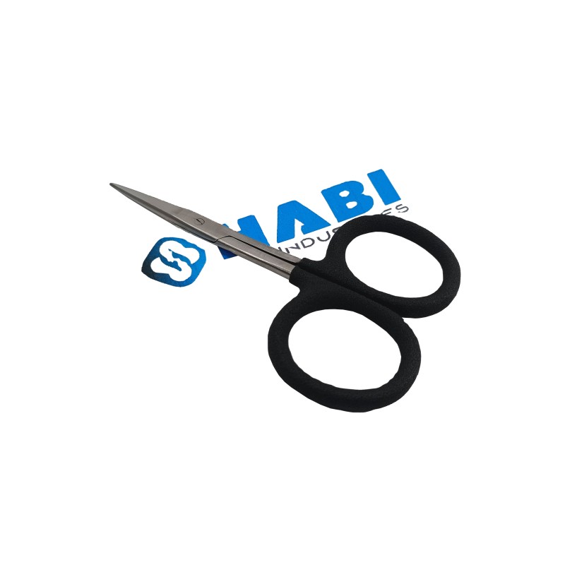 Fly Fishing Scissors Manufacturer - OEM Black Rubber Grip