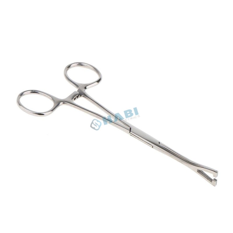 Body Piercing Forceps Manufacturer - OEM 15 CM Slotted Steel