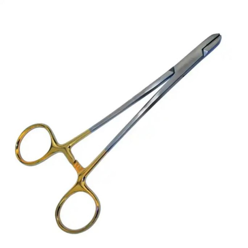 Needle Holder Manufacturer - OEM TC Forceps Half Gold