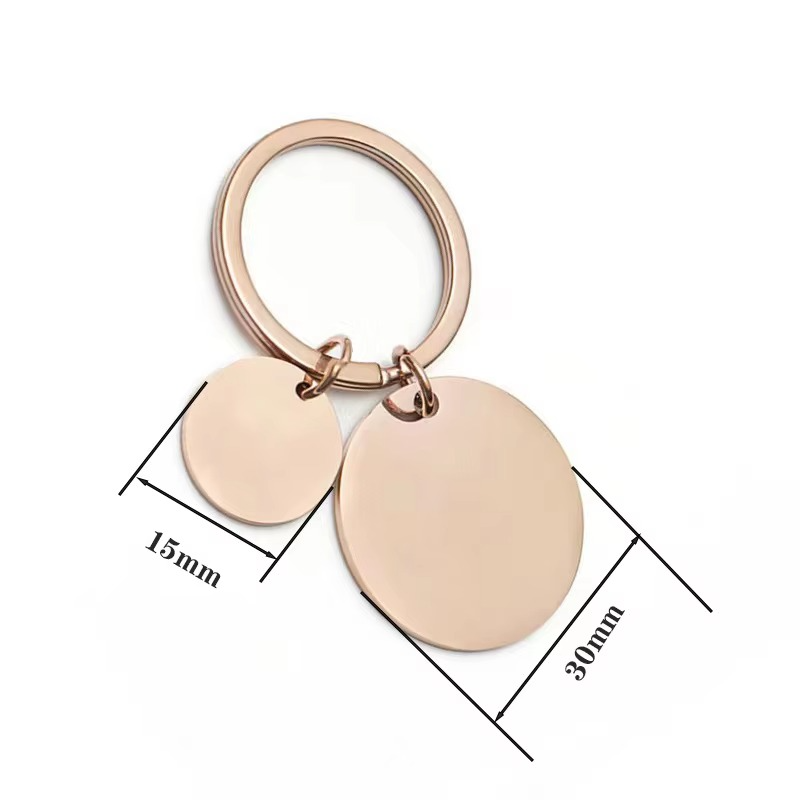 Round Keychain Factory - OEM UV Printing Laser Logo