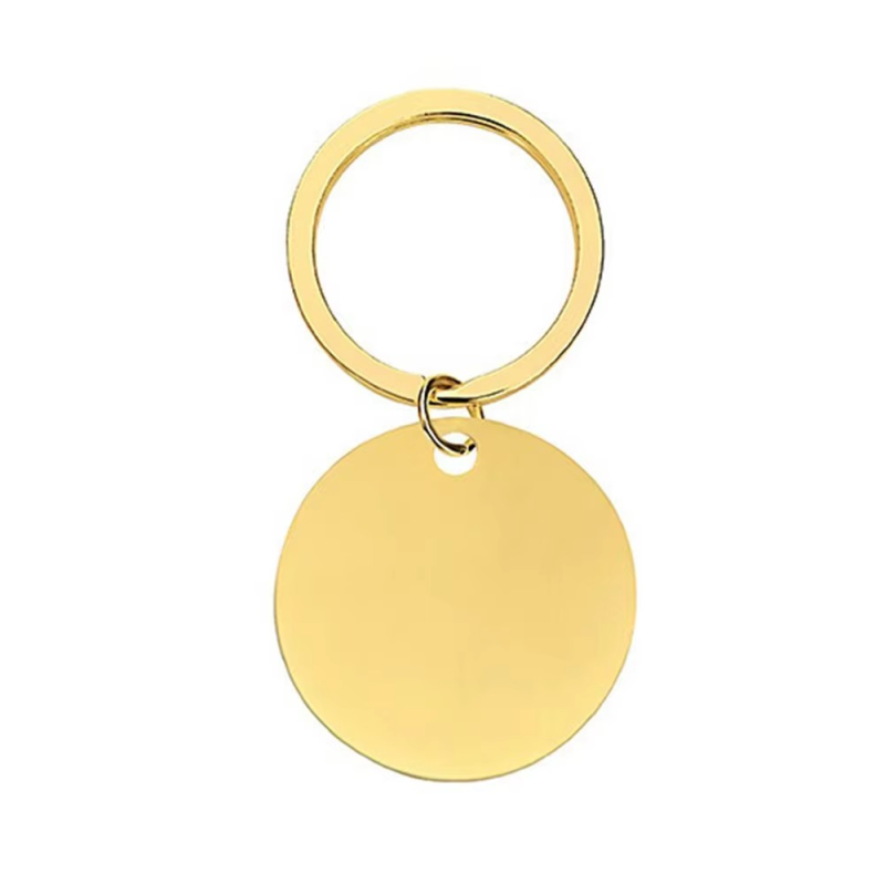 Metal Keychains Manufacturer - OEM Waterproof Round Tag
