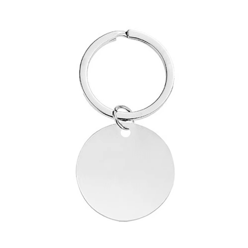 Metal Keychains Manufacturer - OEM Waterproof Round Tag