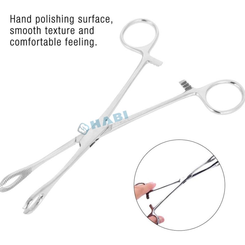 Sponge Forceps Manufacturer - OEM 10.5 Straight Tips