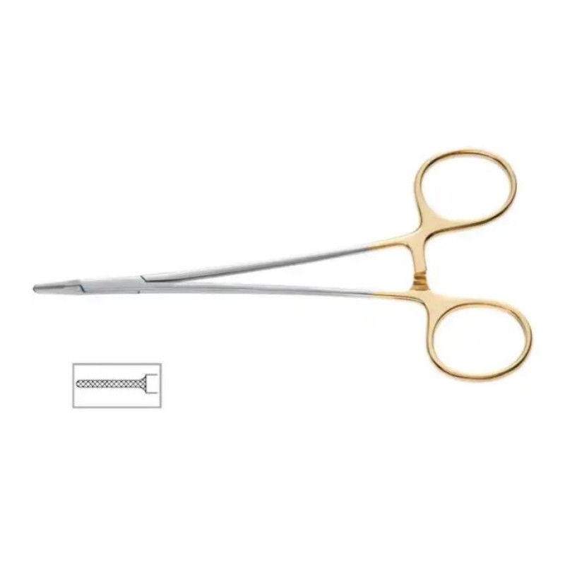 Needle Holders Manufacturer - OEM 6.5 Inch Derf Forceps