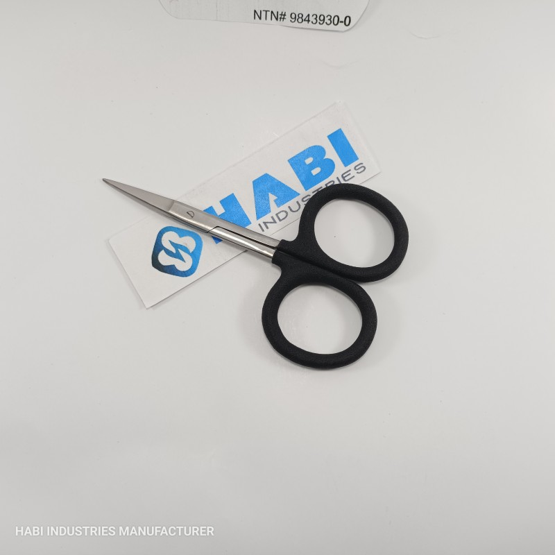 Fly Fishing Scissors Manufacturer - OEM Black Rubber Grip