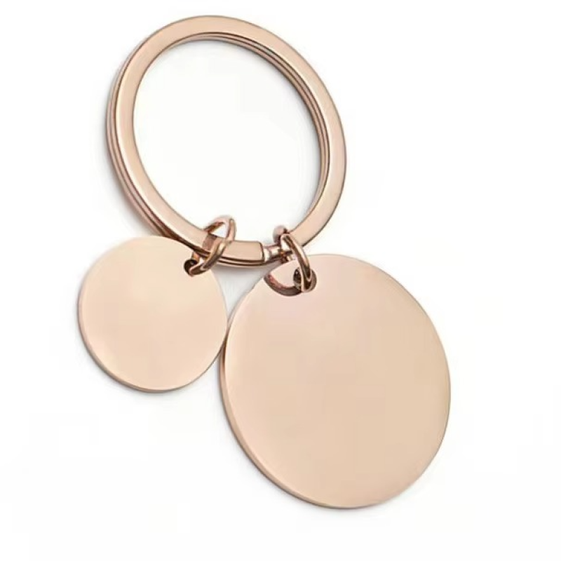 Round Keychain Factory - OEM UV Printing Laser Logo