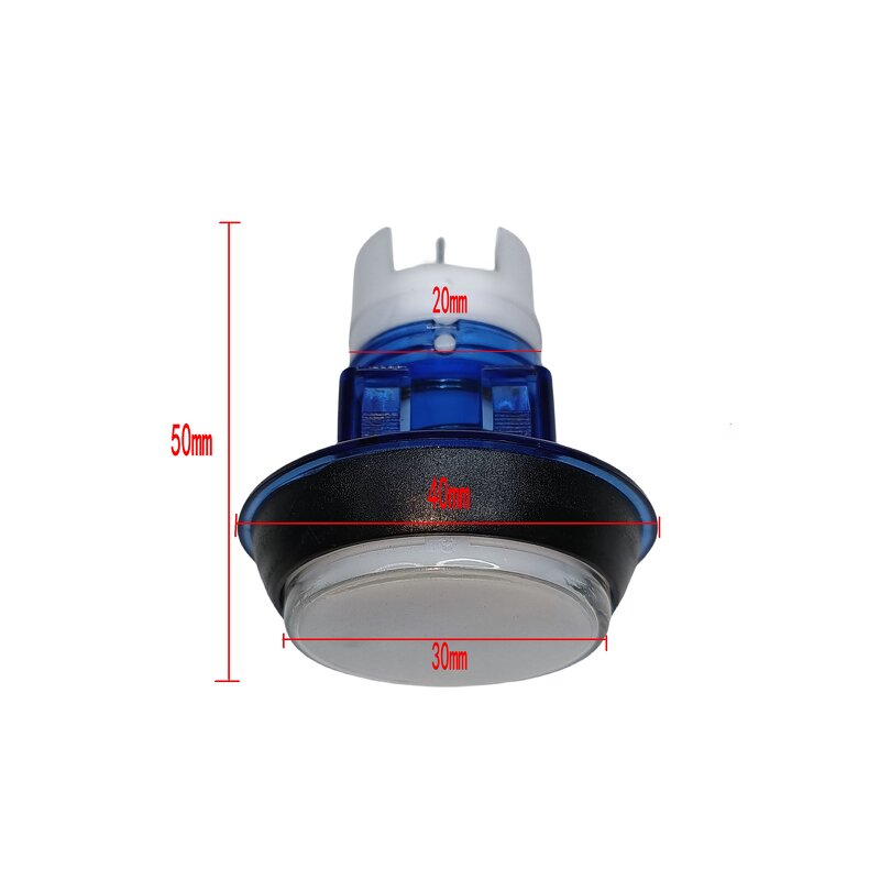 Arcade Push Button Factory - OEM China Supplier's 40mm Round LED