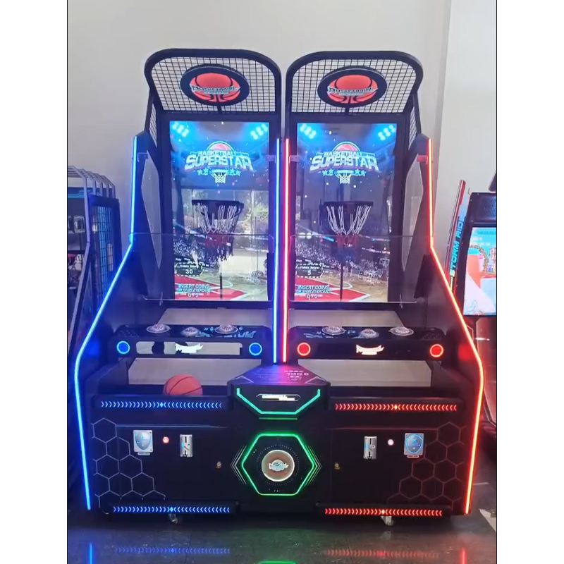 Arcade Basketball Machine Factory - OEM New Video 2 Player with Screen
