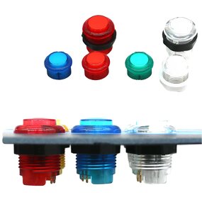Arcade LED Button Factory - OEM 33mm Circle Round Colorful Fighting