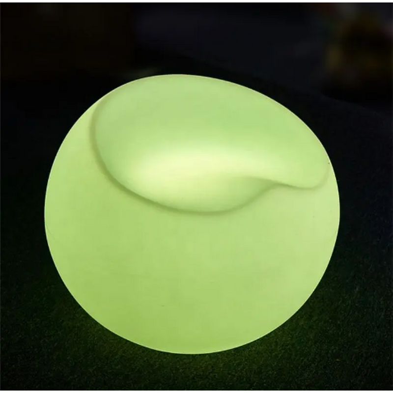 Plastic Stool Manufacturer - OEM Apple-shaped Chair LED Light Bar
