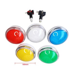 Arcade Switch Factory - OEM 100mm Colorful Start LED Illuminated