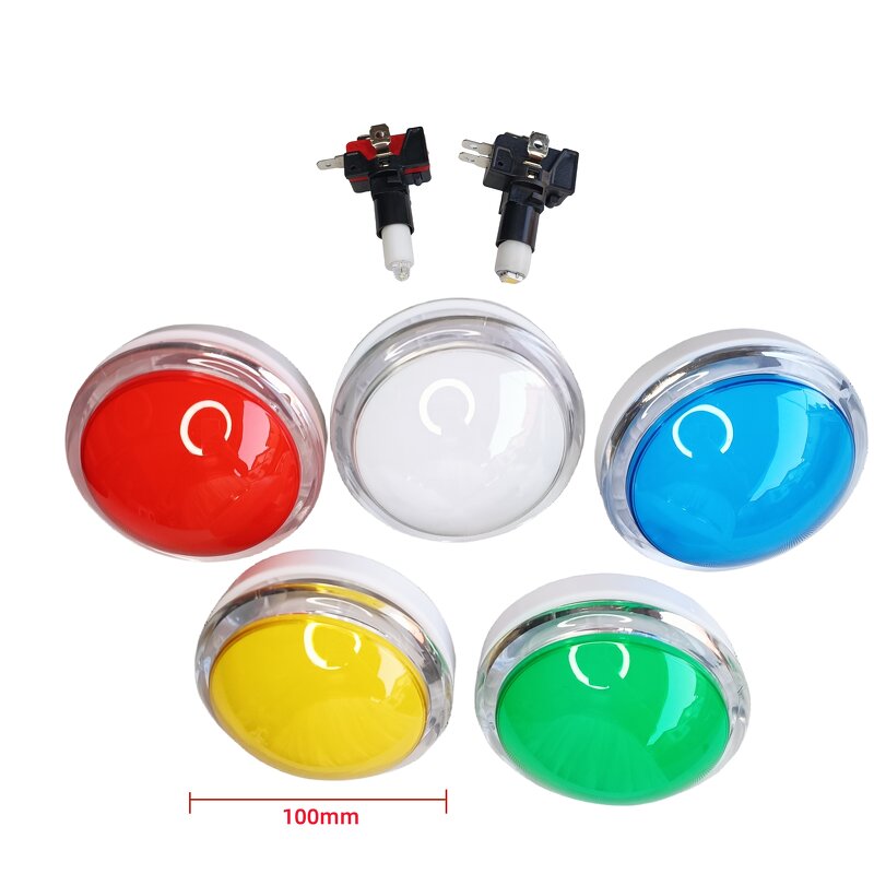 Arcade Switch Factory - OEM 100mm Colorful Start LED Illuminated