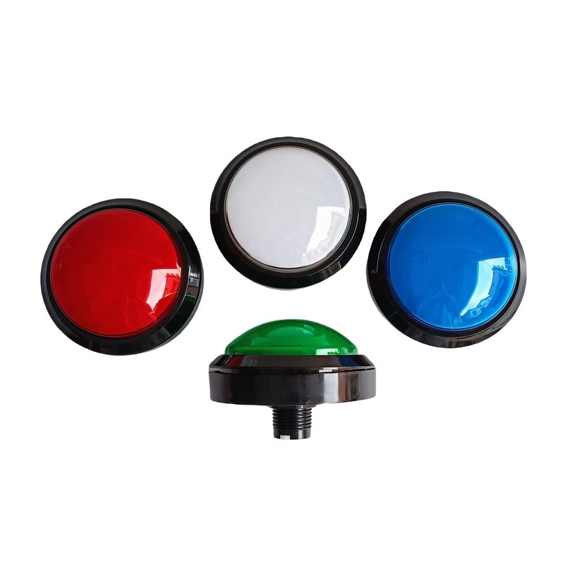 Arcade Button Manufacturer - OEM 98mm Colorful LED Light Bulb Switch