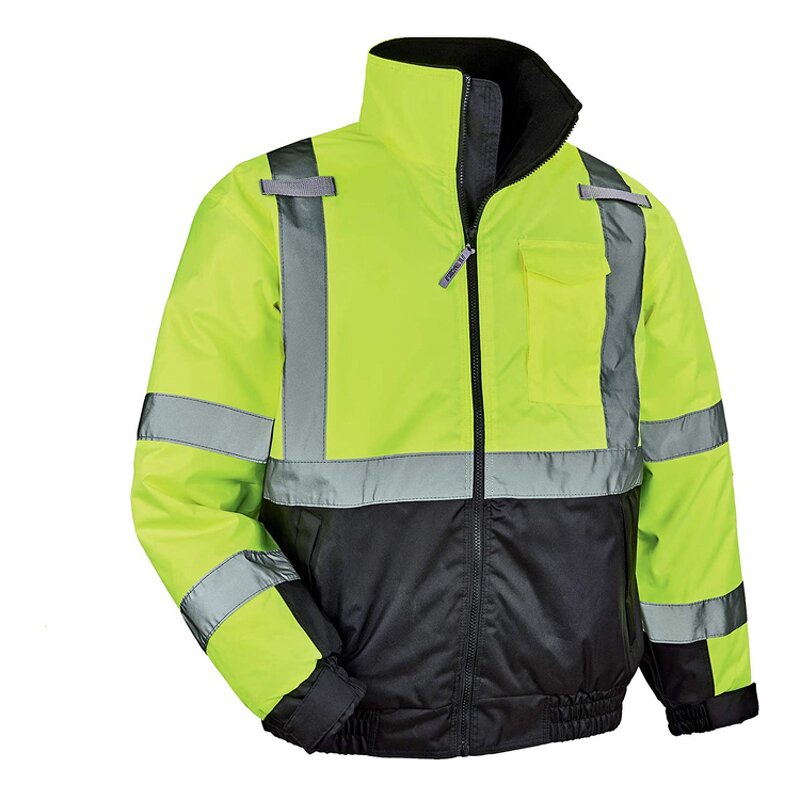 Hi-Vis Raincoat Manufacturer - OEM Winter ANSI Class 1 Waterproof Custom