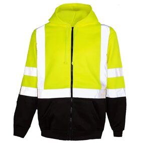 Fleece Hoodie Manufacturer - OEM Customized Mens High Visibility Reflective