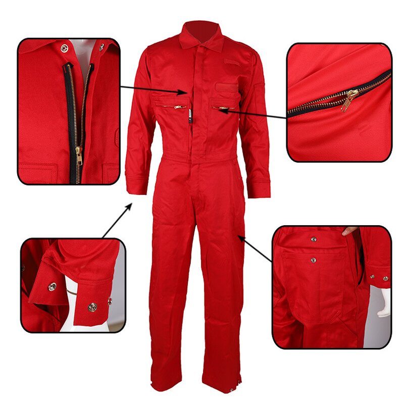 Fireman Coveralls Supplier - OEM Customize 100% Cotton Twill Waterproof