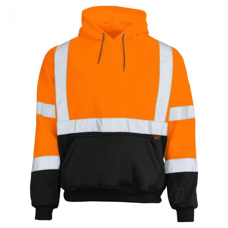 Hi Vis Sweater Manufacturer - OEM Zippered Traffic ANSI Class 3 Custom