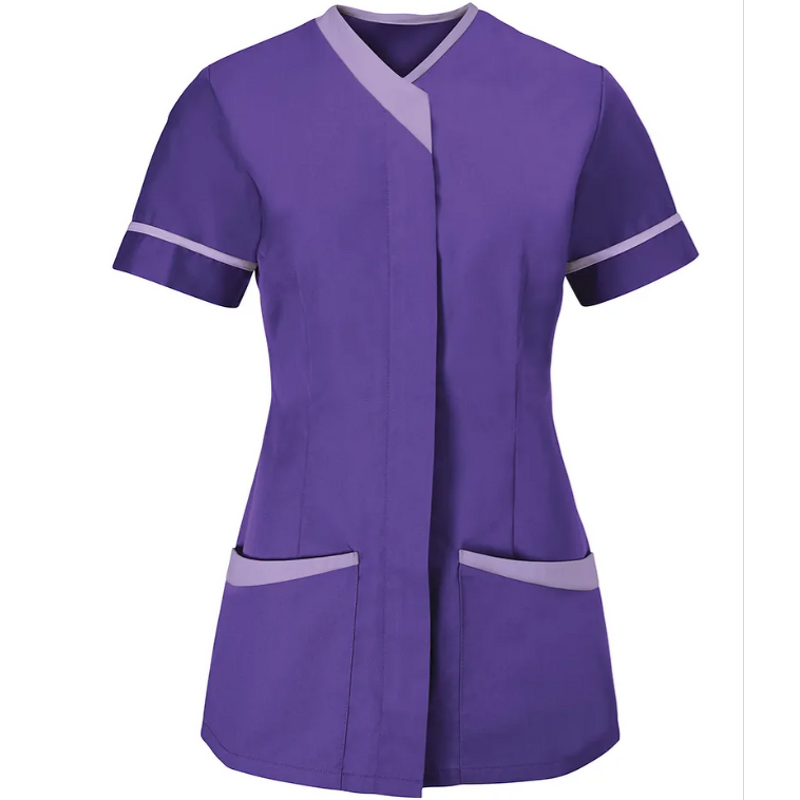 Hotel Uniform Factory - OEM Hidden Buttons Cleaner Housekeeping Staff