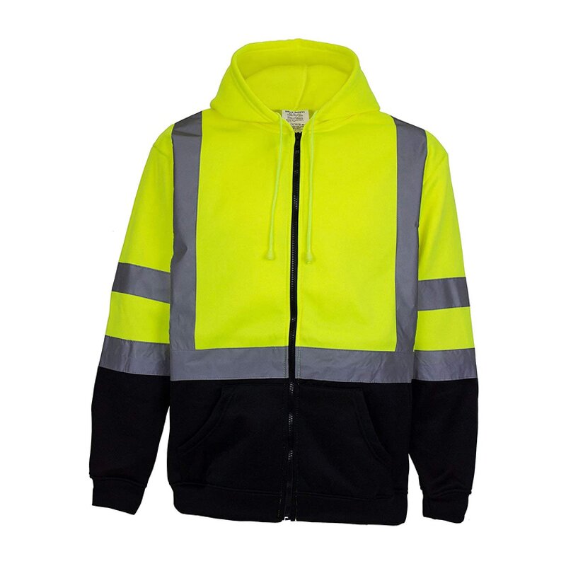 Fleece Hoodie Manufacturer - OEM Customized Mens High Visibility Reflective