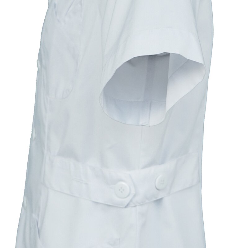 Nurse Uniform Dress Factory - OEM Summer Short Sleeve Cotton Twill