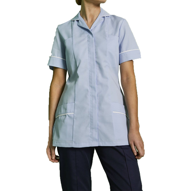 Hotel Scrubs Supplier - OEM Housekeeping Staff Short Sleeve Polyester