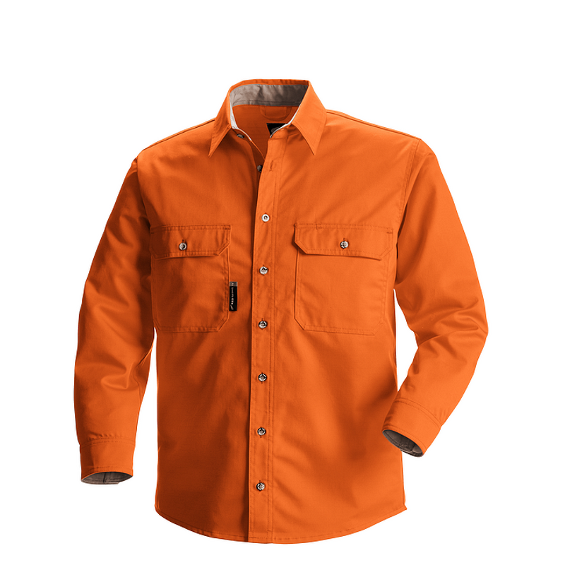 Flame Resistant Shirt Factory - OEM Waterproof Anti-oil Workwear Long