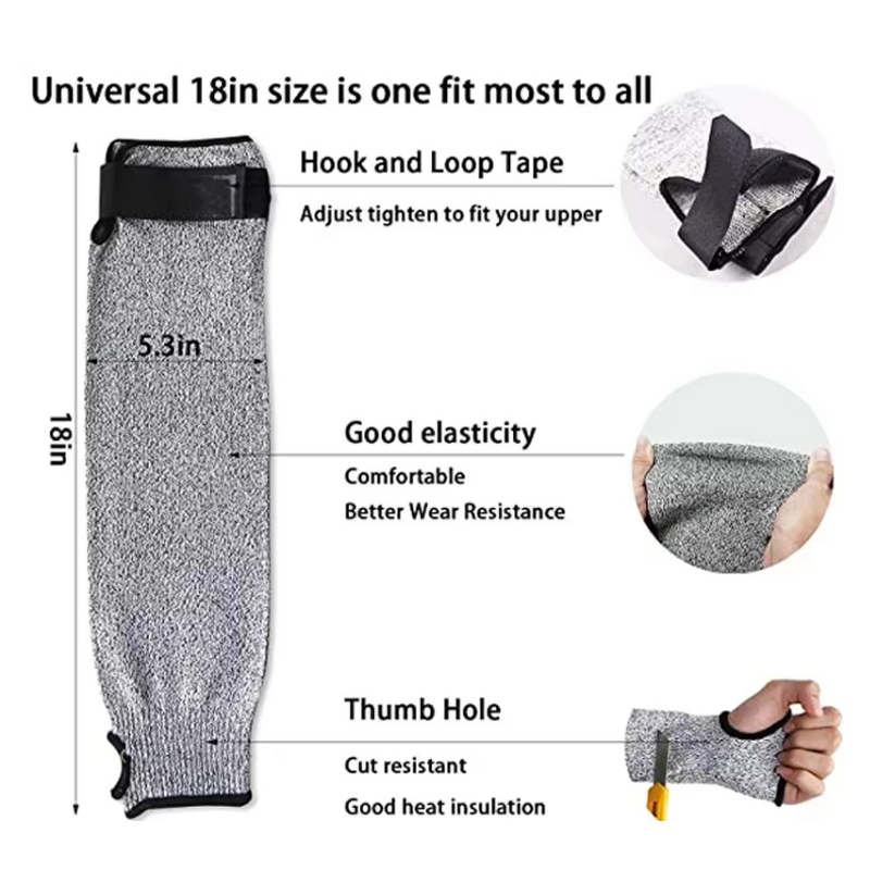 Safety Sleeves Manufacturer - OEM Slash Resistant Stab Proof HPPE