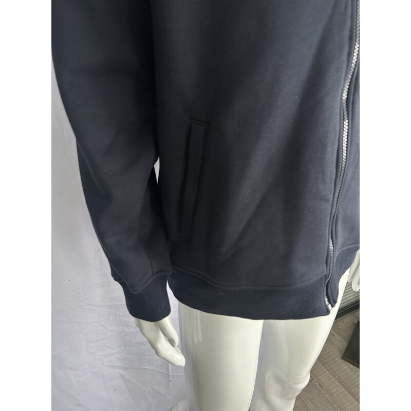 Men's Hoodies Factory - OEM Zipper up Stand Collar Cotton Polyester
