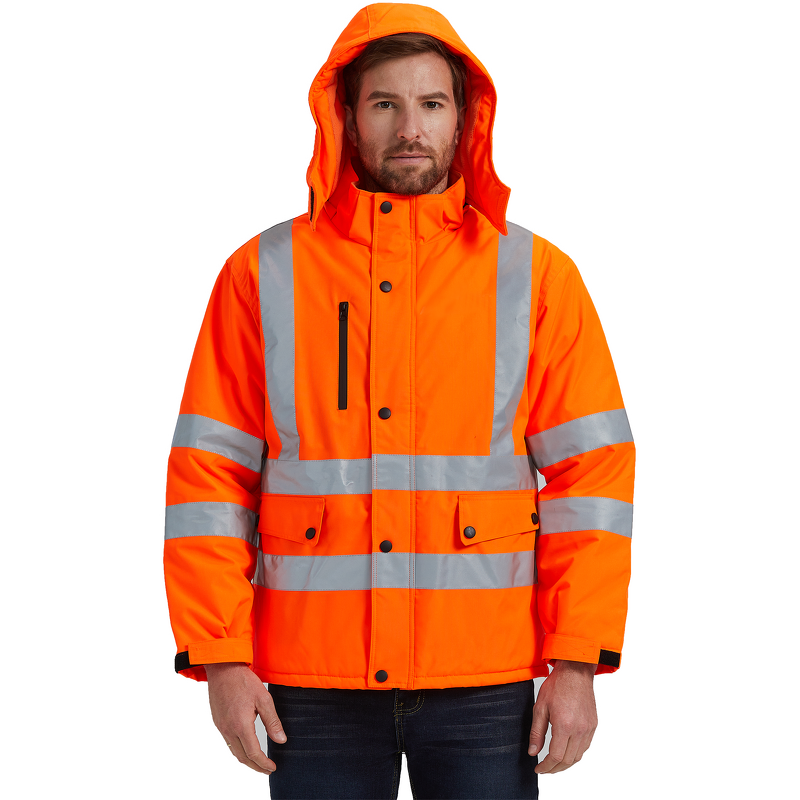 Winter Parkas Manufacturer - OEM High Visibility Polyester Padded Polar