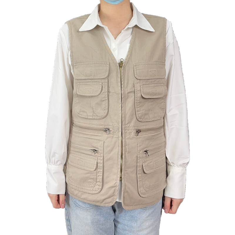 Anti-UV Vest Factory - OEM UPF 50++ Casual Washed Outdoor Workwear