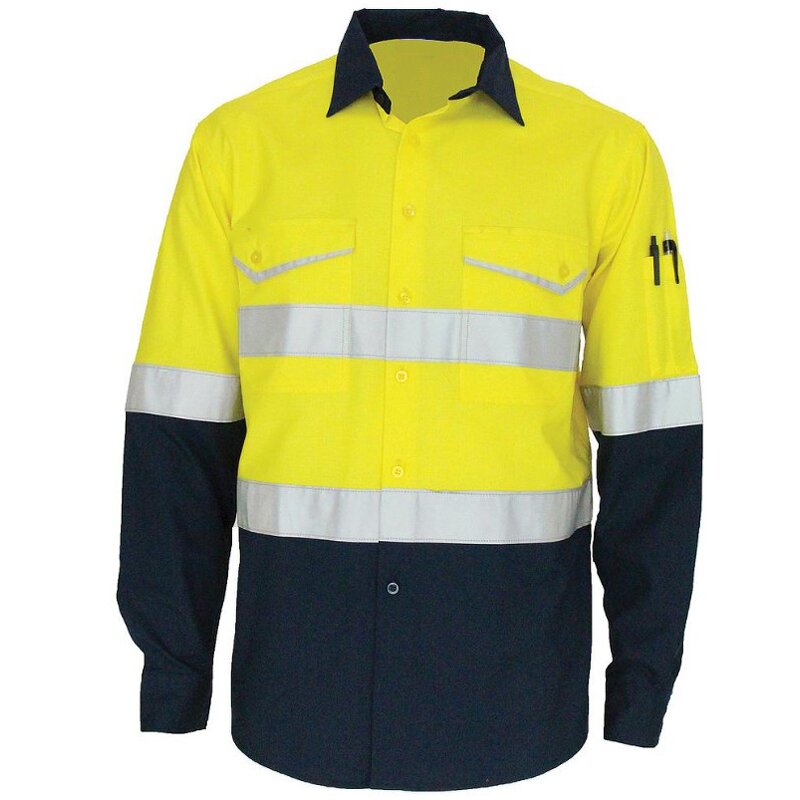 Work Shirt Manufacturer - OEM Men Work Fr Dry Fit Reflective Flame