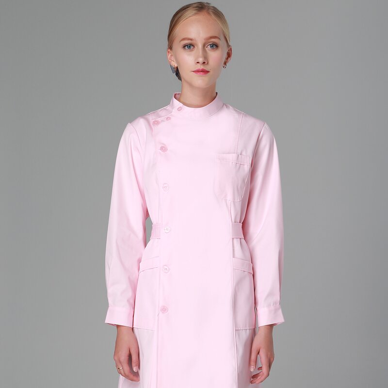 Nurse Uniform Dress Factory - OEM Different Collar Pattern Stock Lot