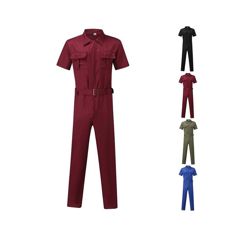 Worker Coveralls Supplier - OEM Auto Store Repair Car Wash Short Sleeve