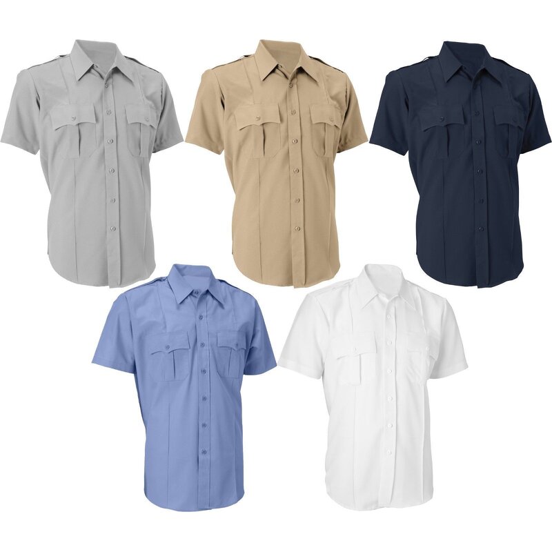 Work Shirt Supplier - OEM Workwear Labor Cotton Polyester Poplin