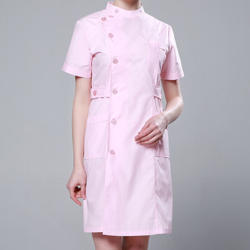 Nurse Uniform Dress Factory - OEM Different Collar Pattern Stock Lot