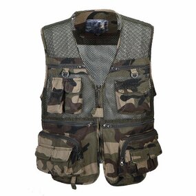 Camouflage Vest Manufacturer - OEM Fishing Climbing Hiking Photography