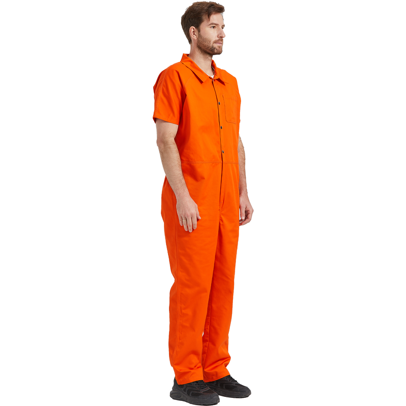 Prison Jumpsuit Supplier - OEM Custom Short Sleeve Anti-static Fireproof