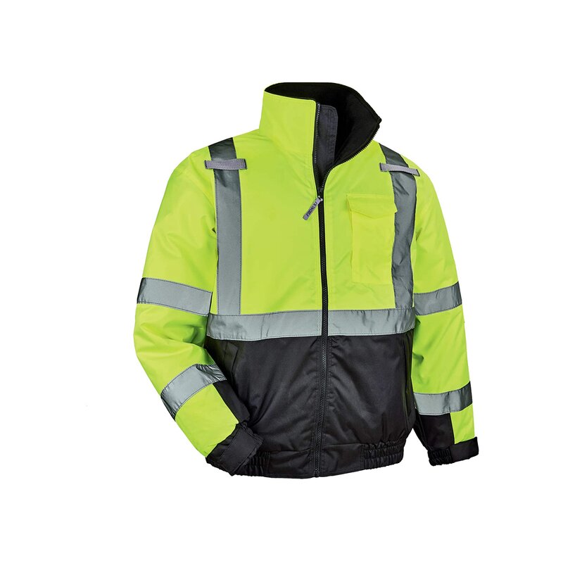 Hi-Vis Raincoat Manufacturer - OEM Winter ANSI Class 1 Waterproof Custom