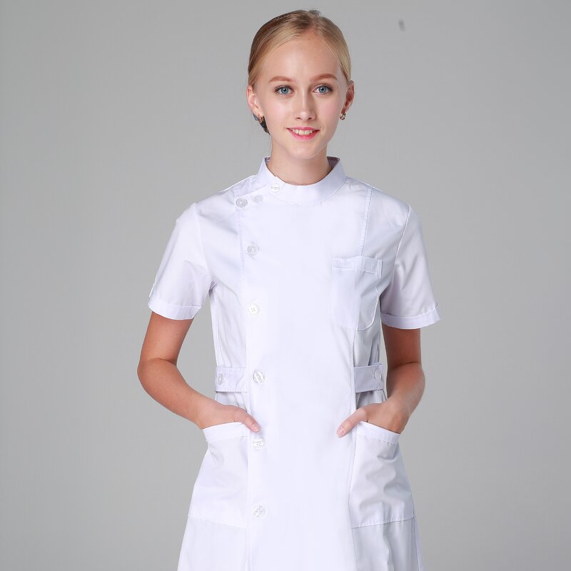 Doctor Lab Coat Supplier - OEM Cotton Polyester High Quality Anti-wrinkle